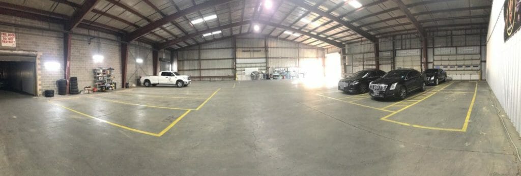 Empty Garage Panorama 2