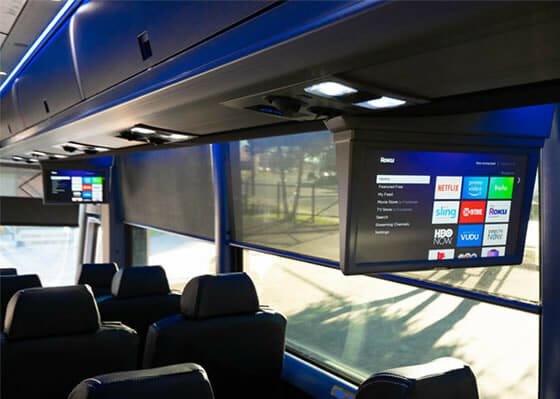 Coach Bus With TV